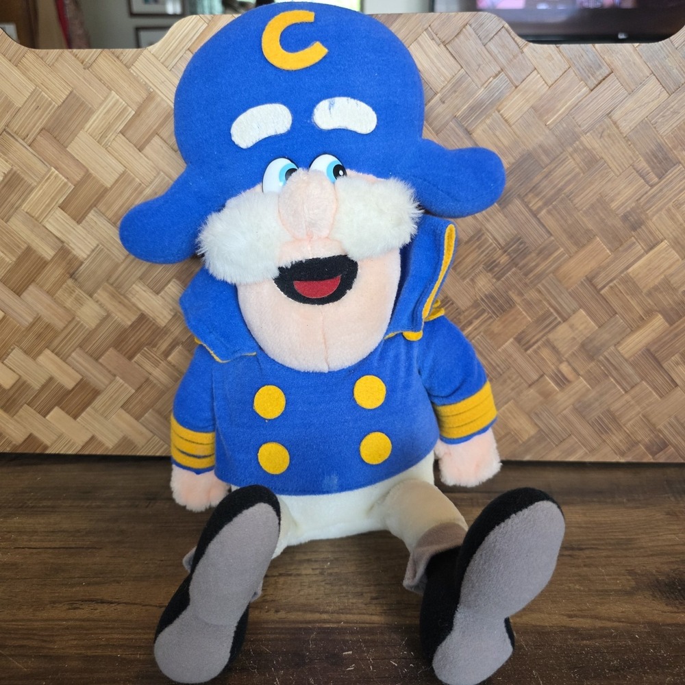 Mighty Star Cap'n‎ Crunch Breakfast Cereal Plush Doll Stuffed Animal 18" Vintage